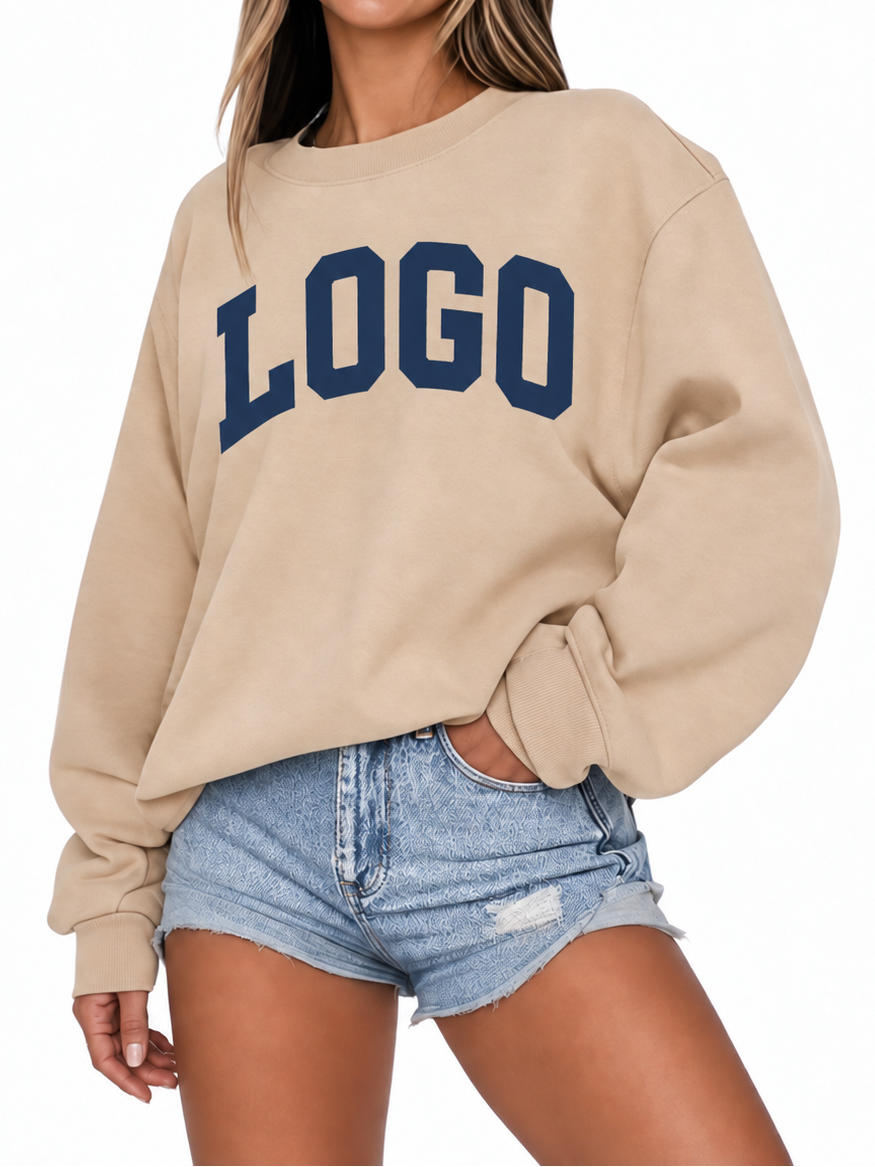 Custom Graphic Sweatshirt – Casual Tops for Women