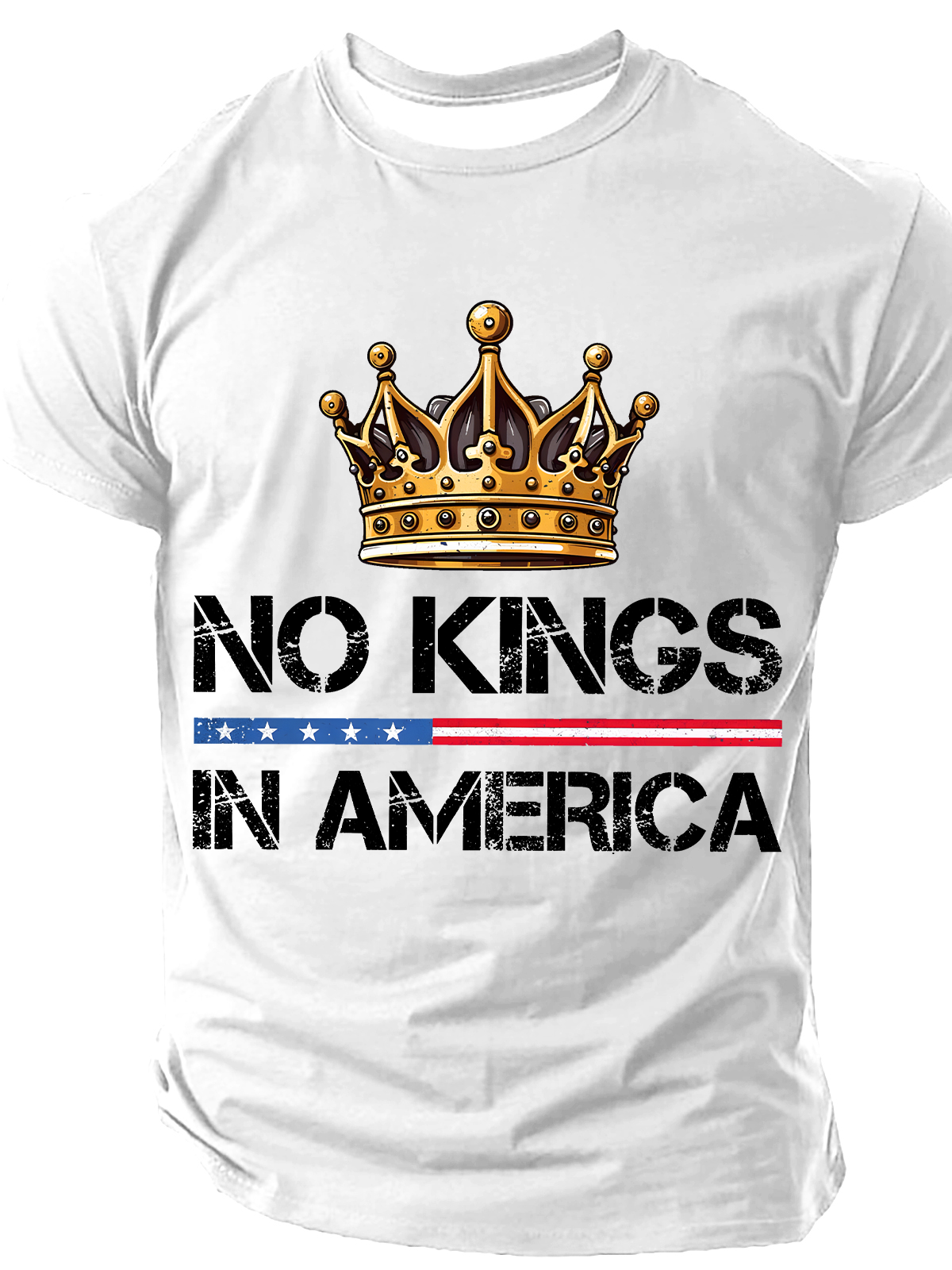 No Kings In America Cotton T-Shirt