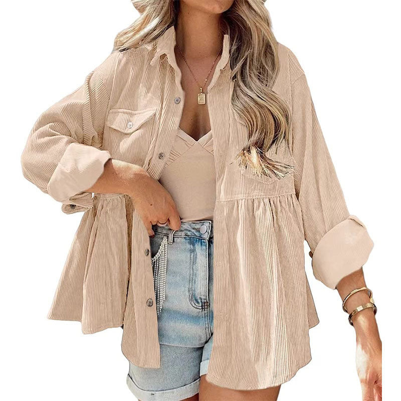 Corduroy Button-Down Shirt