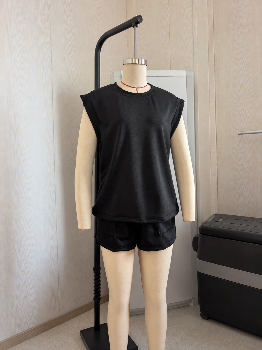 Custom Sleeveless T-Shirt and Shorts Set