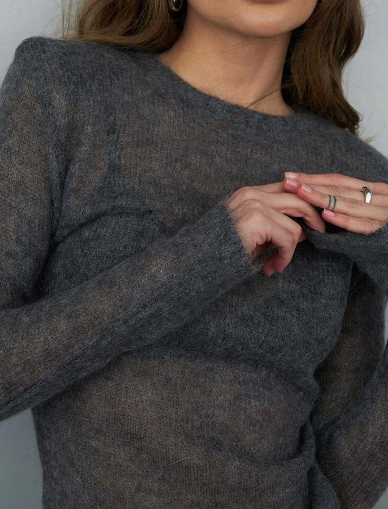 Sheer Knit Top
