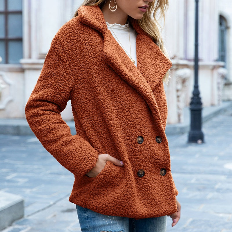 Collared Button-Up Coat