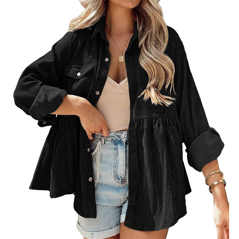 Corduroy Button-Down Shirt