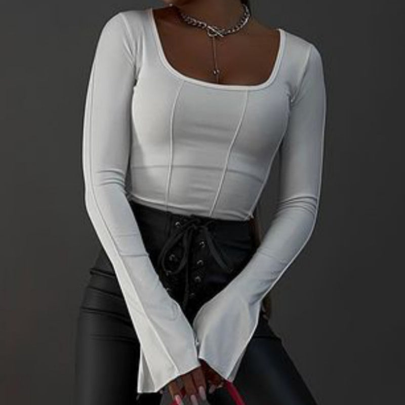 Flared Sleeve Top
