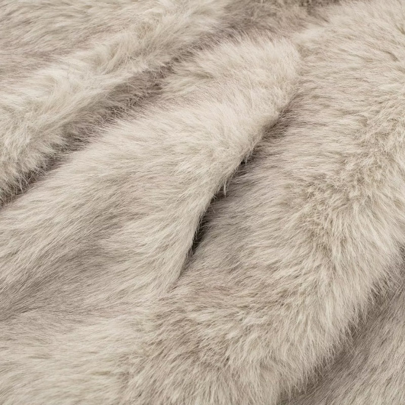 Cropped Faux Fur Jacket