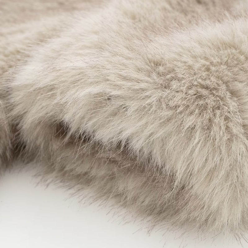 Cropped Faux Fur Jacket