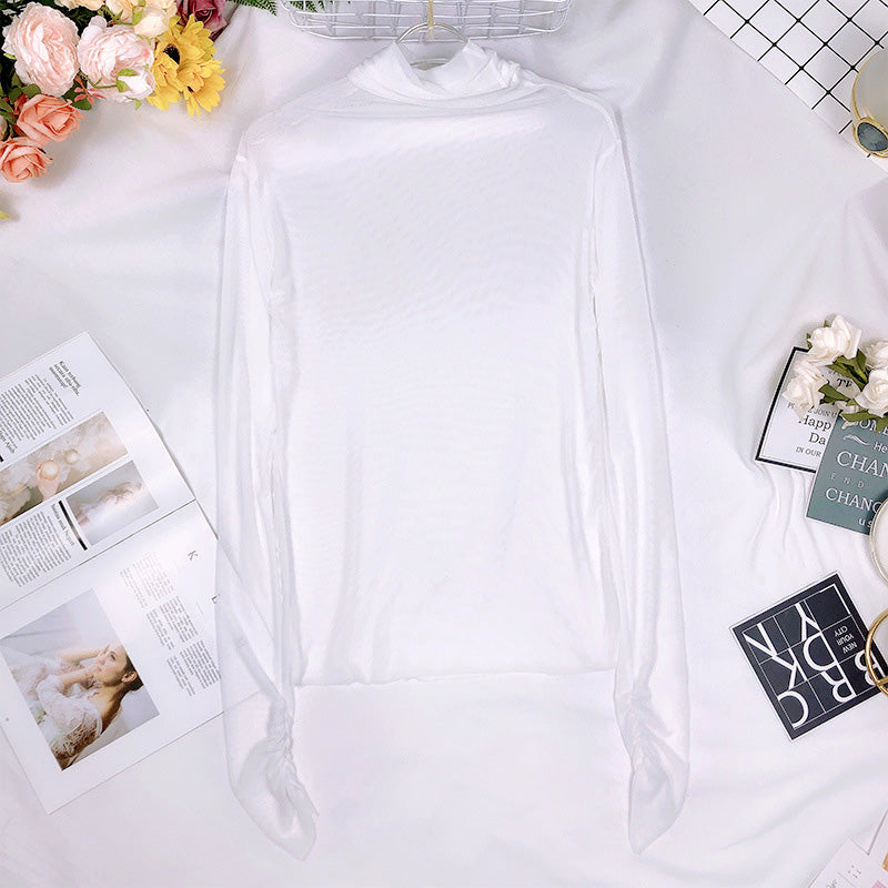 Long Sleeve Turtleneck Top in Assorted Colors