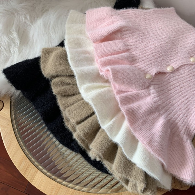 Knit Tank Top with Button Accents