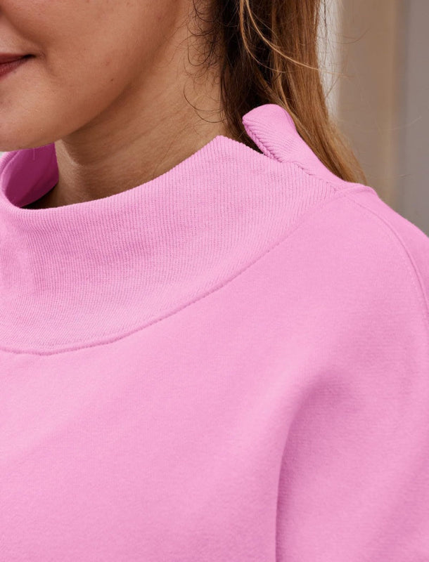 Oversized Mockneck Top Sweatshirt