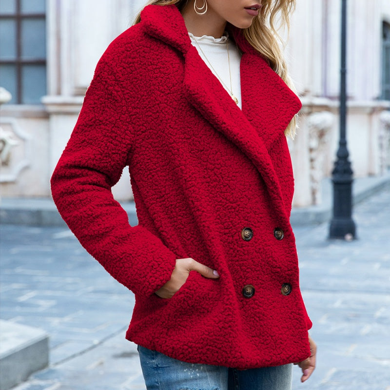 Collared Button-Up Coat