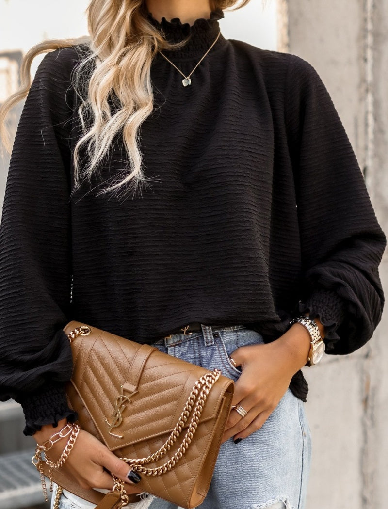 Loose-Fit Solid Color Shirt