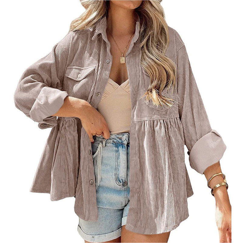 Corduroy Button-Down Shirt