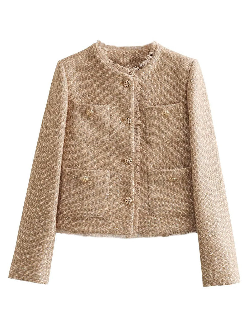 Button Single Breasted Jacket