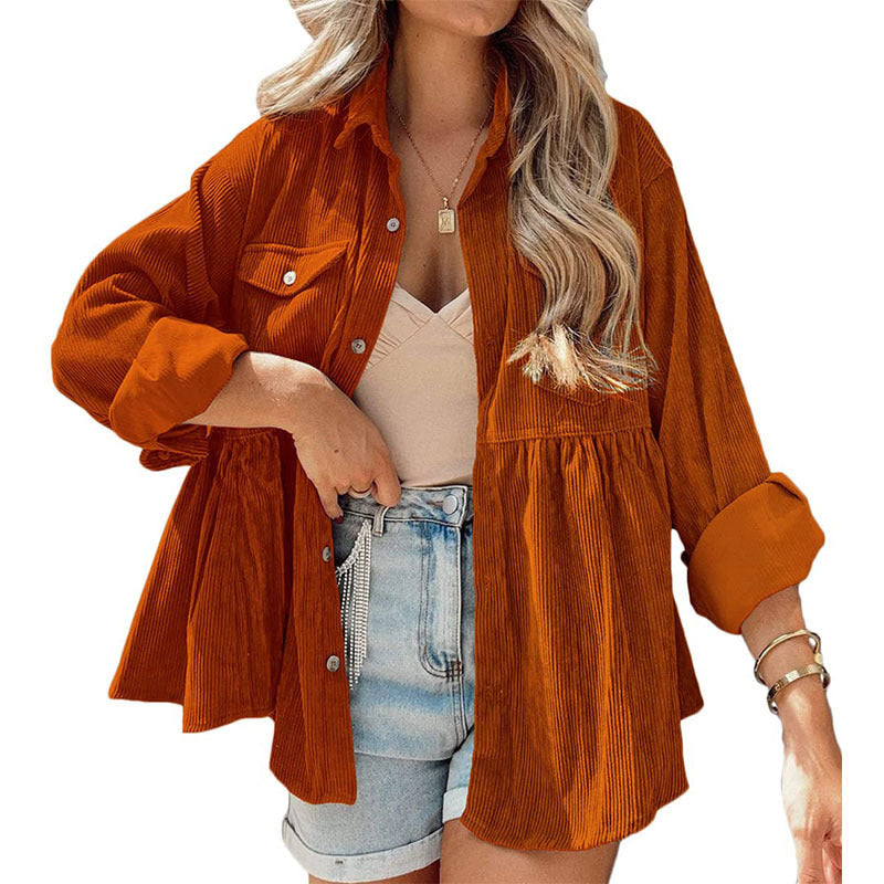 Corduroy Button-Down Shirt