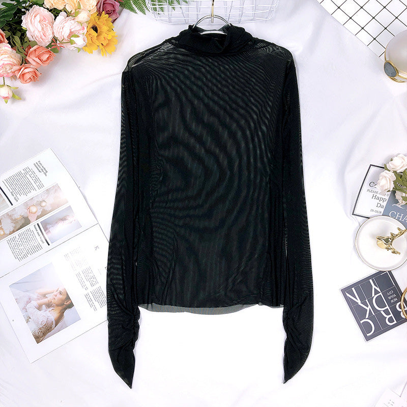 Long Sleeve Turtleneck Top in Assorted Colors