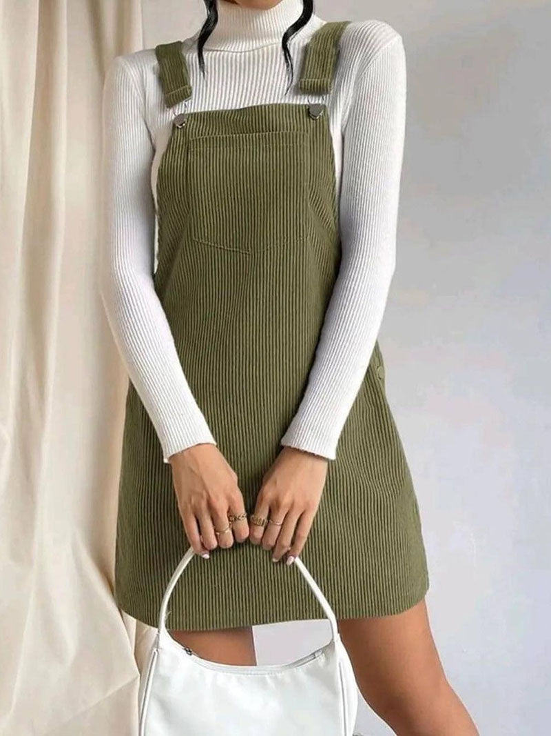 Corduroy Mini Dress