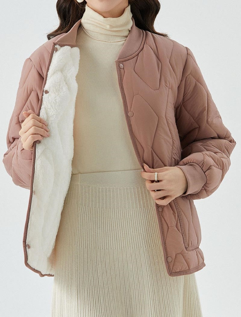 Long Sleeve Ribbed Coat