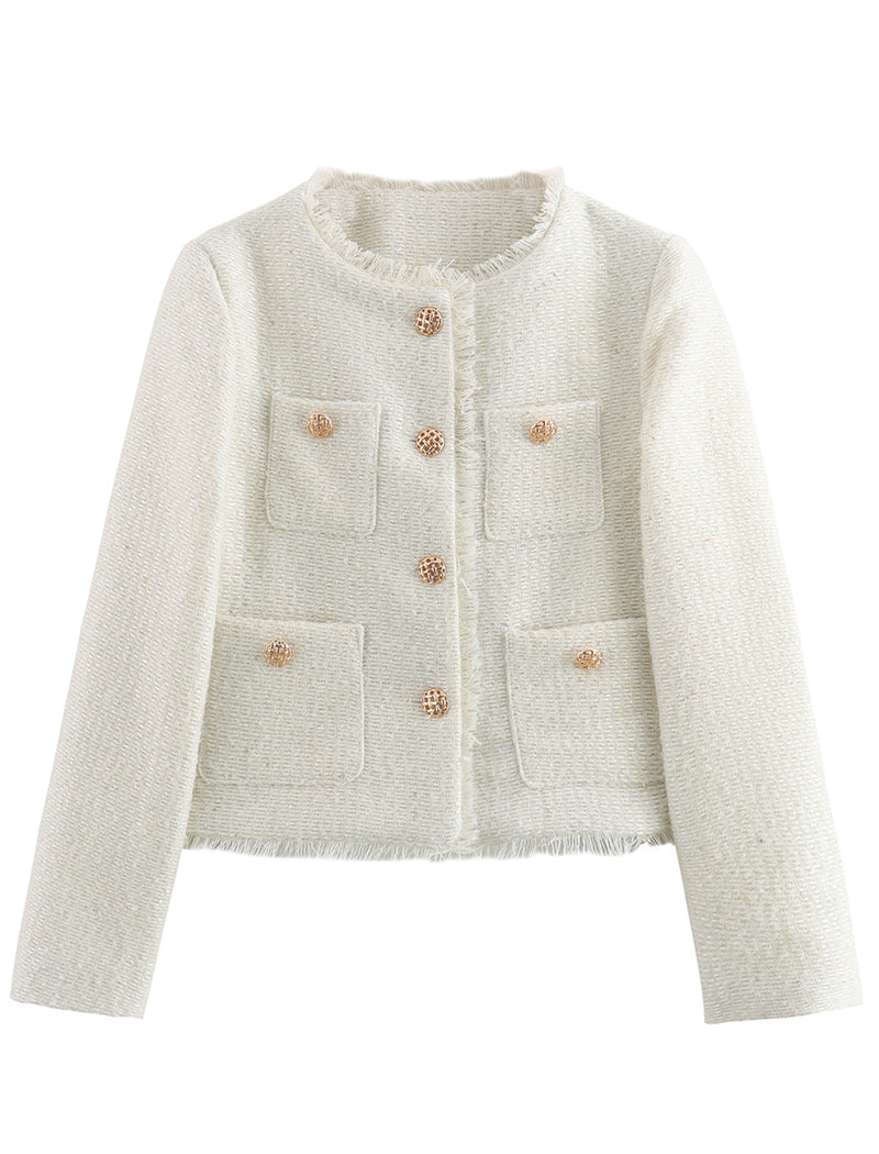 Button Single Breasted Jacket