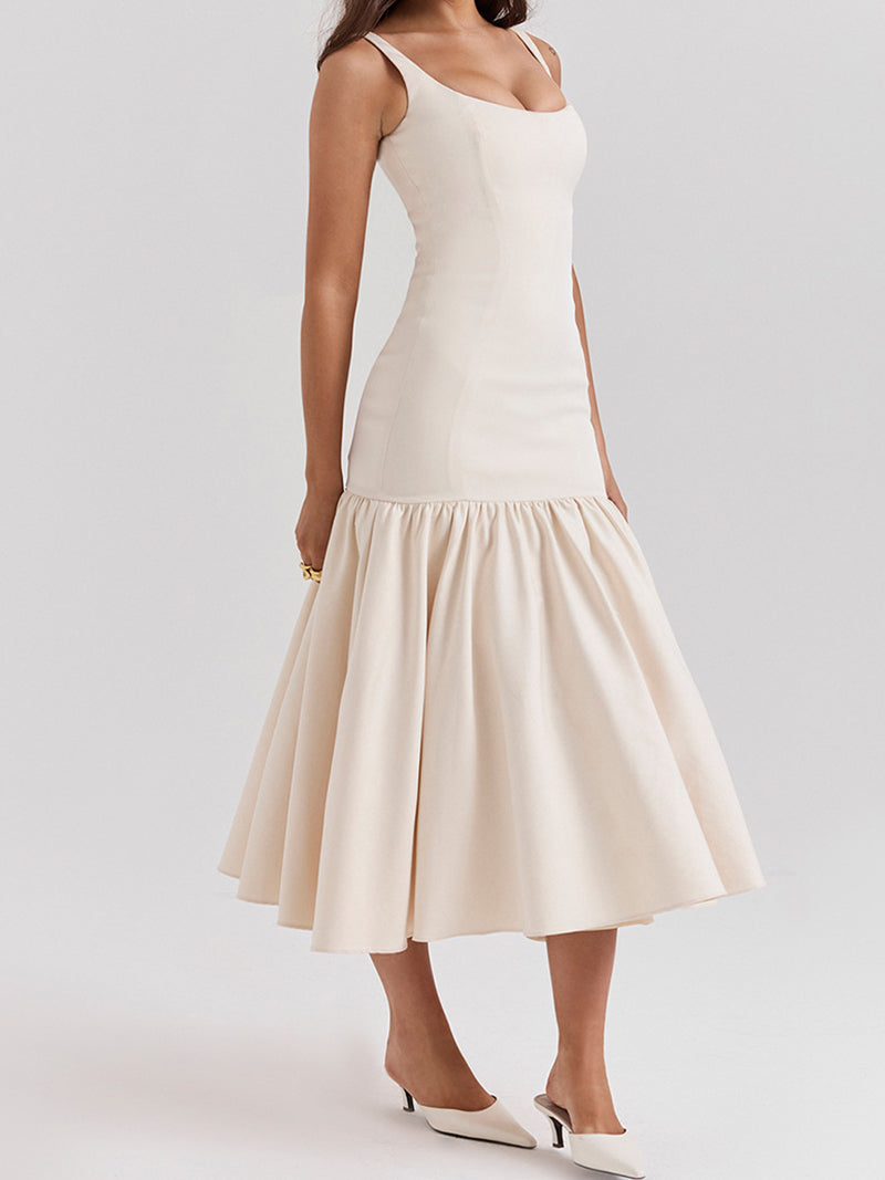 Sleeveless Mermaid Midi Dress