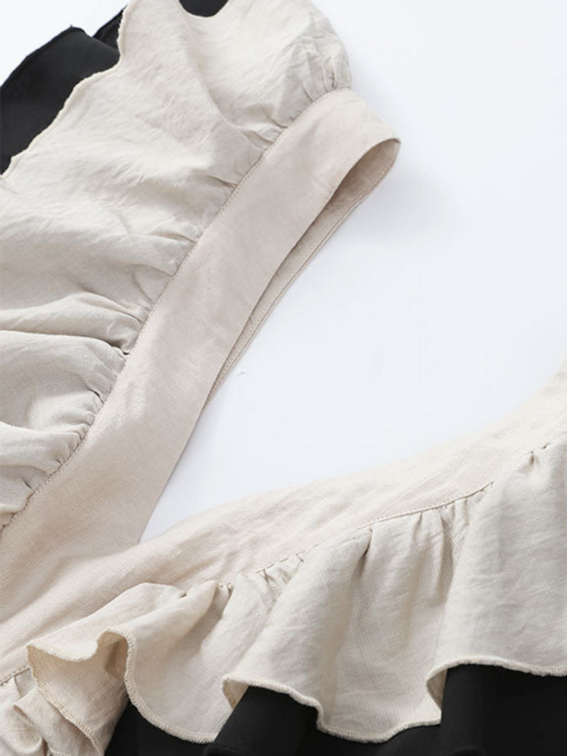 Ruffled Smocked Maxi Dress