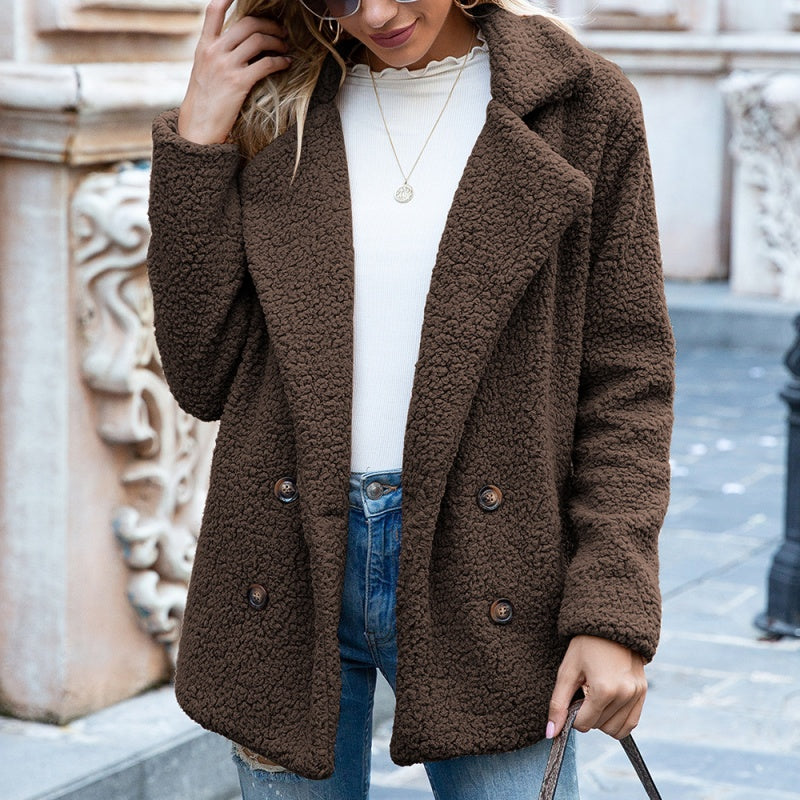 Collared Button-Up Coat