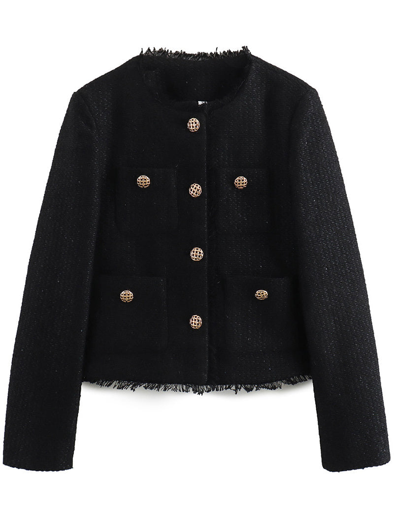 Button Single Breasted Jacket