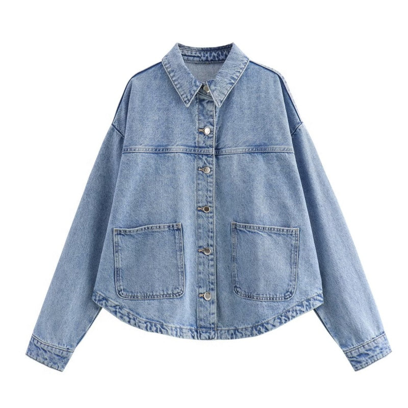 Oversized Casual Button-Up Jacket