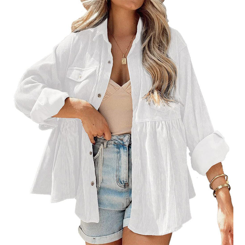 Corduroy Button-Down Shirt