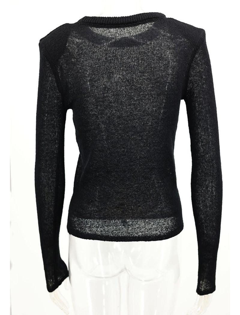 Sheer Knit Top