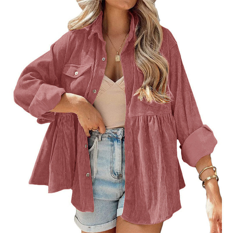 Corduroy Button-Down Shirt