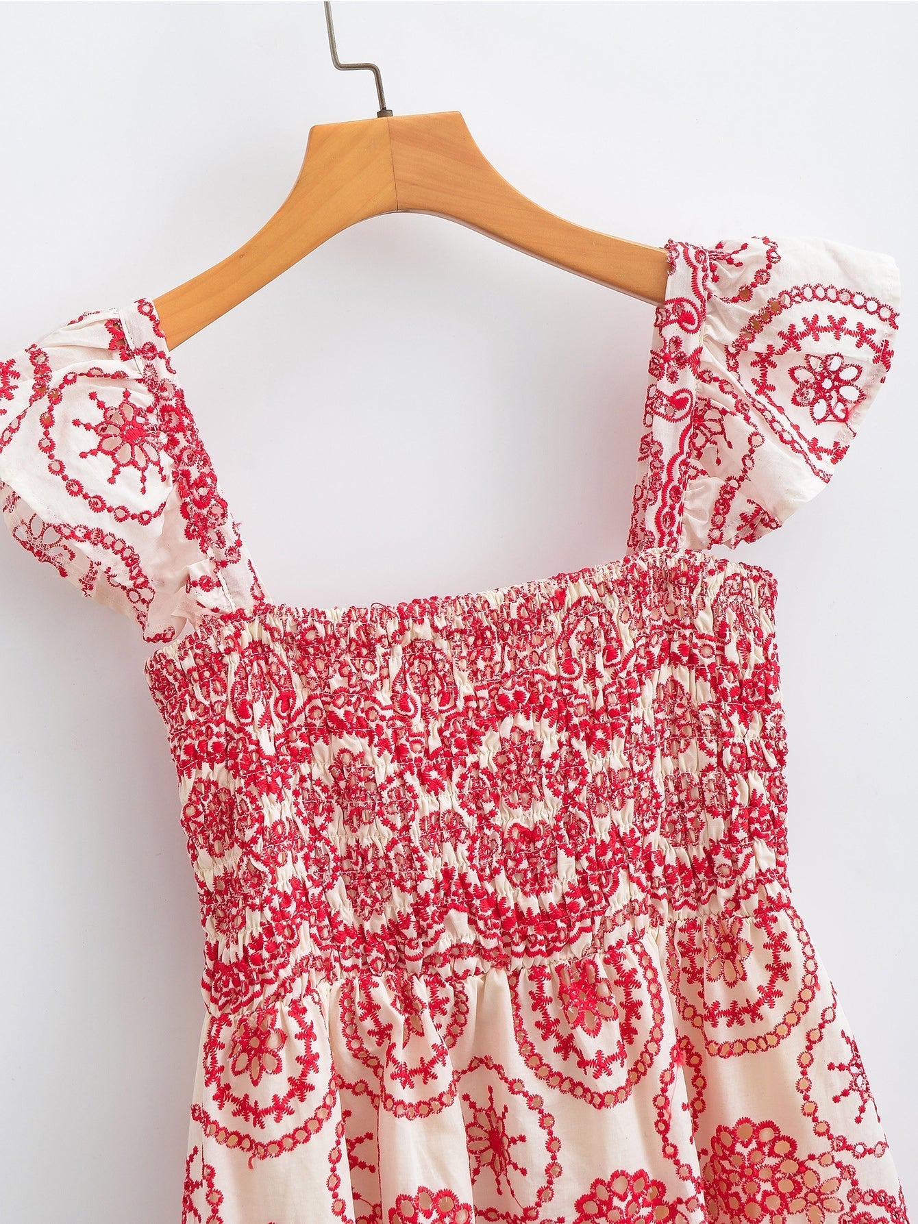 Bohemian Smocked Maxi Dress