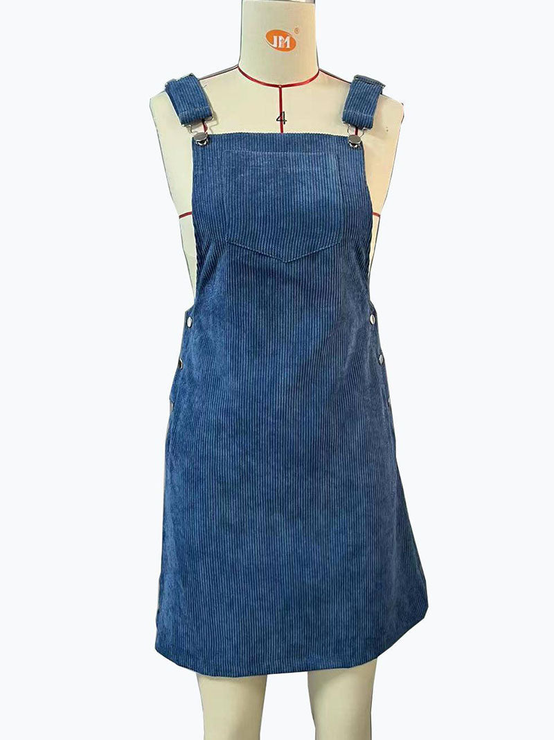 Corduroy Mini Dress