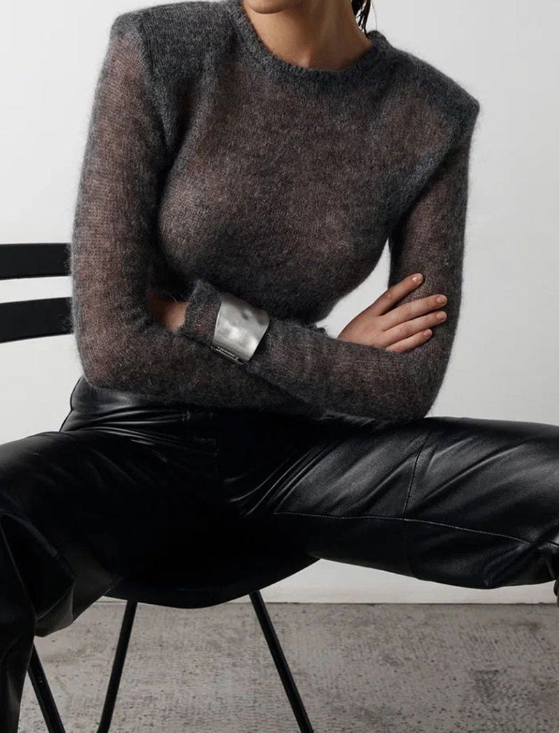 Sheer Knit Top