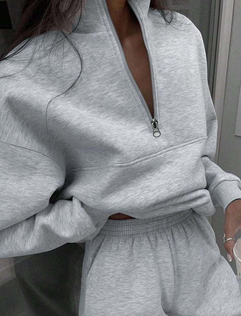Zip-Up Top and Pants Set