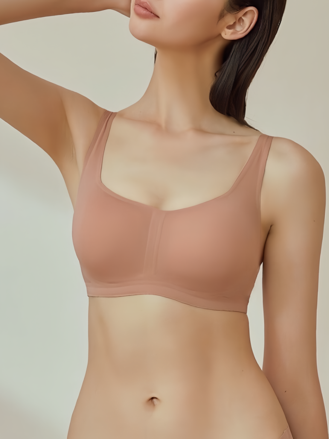 Wireless Square Neck Seamless Comfort Bra