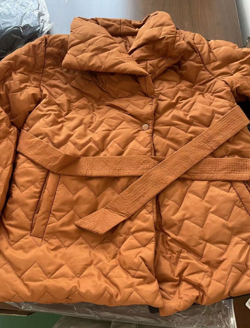 Belted Quilted Jacket