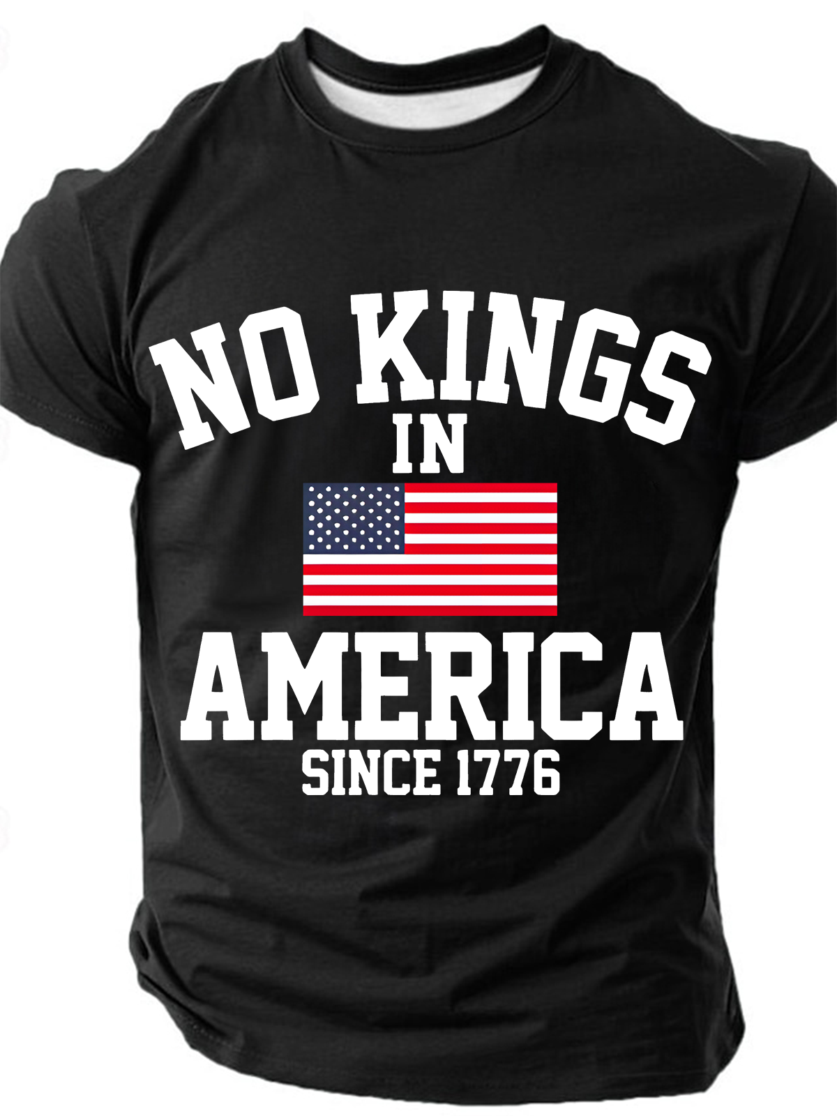 No Kings In America Since 1776 Cotton T-Shirt