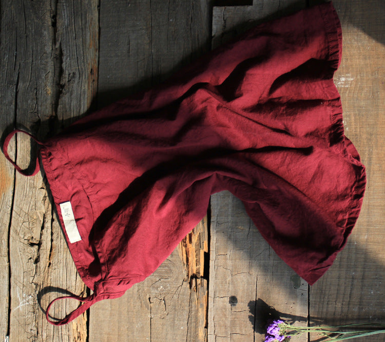 Cotton Cropped Vintage Camisole Top