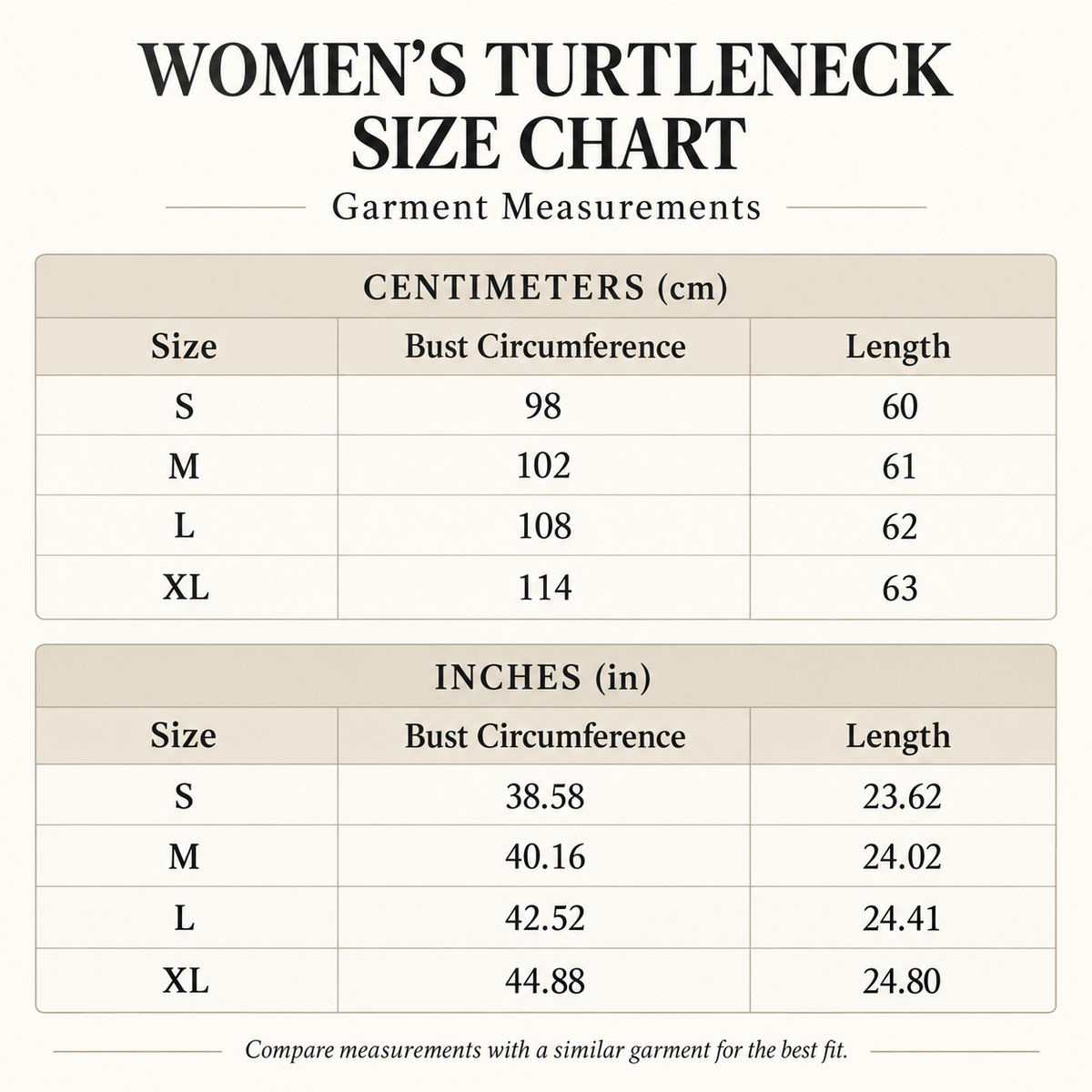 Women's Turtleneck Knit Sweater, Relaxed Fit Long Sleeve Pullover