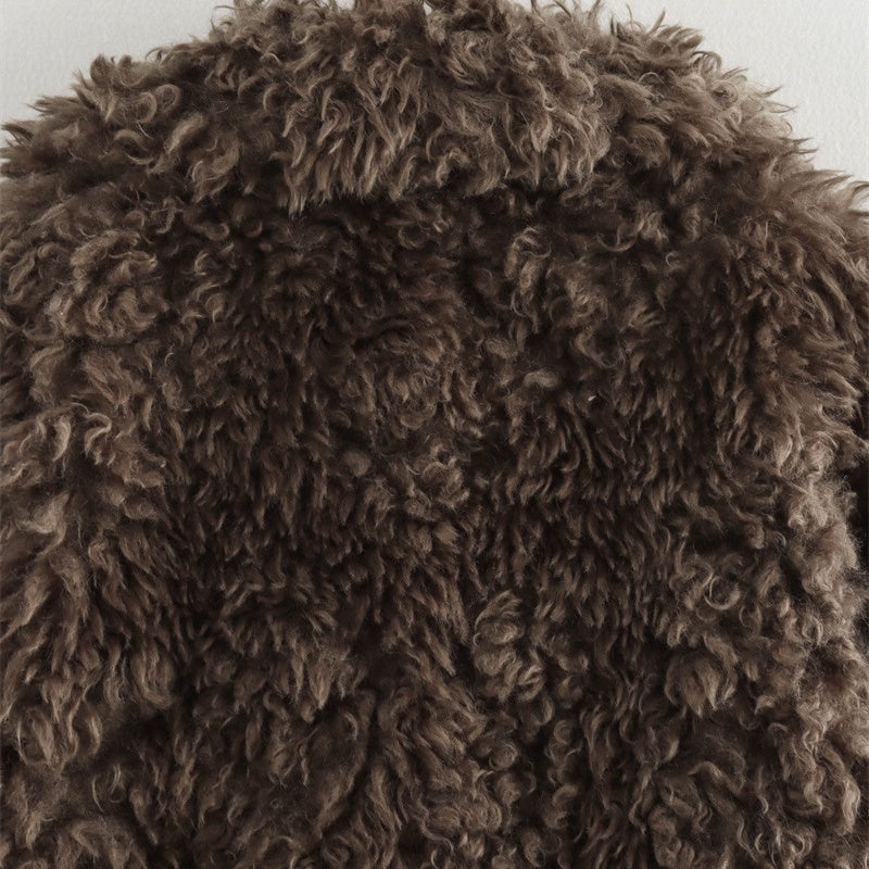 Fluffy Faux Fur Coat
