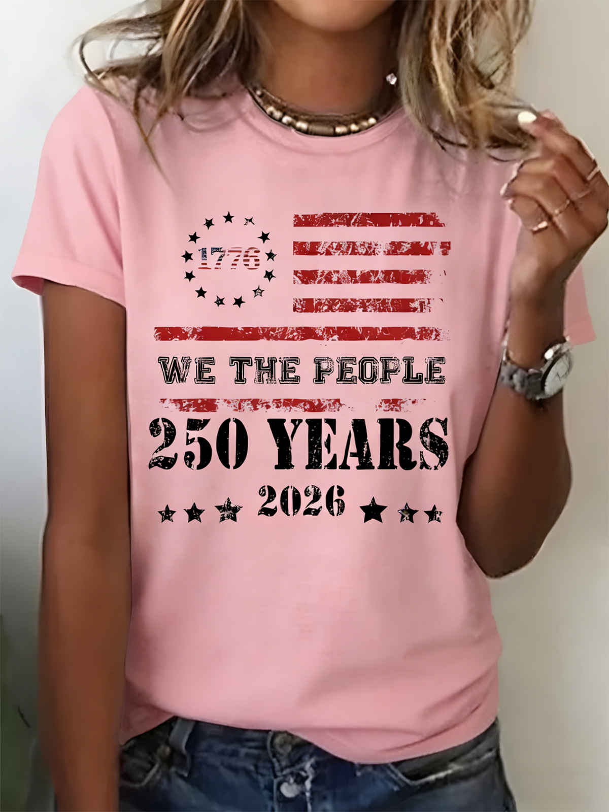 250th Anniversary of the Founding of the Nation Independence Day T-shirt