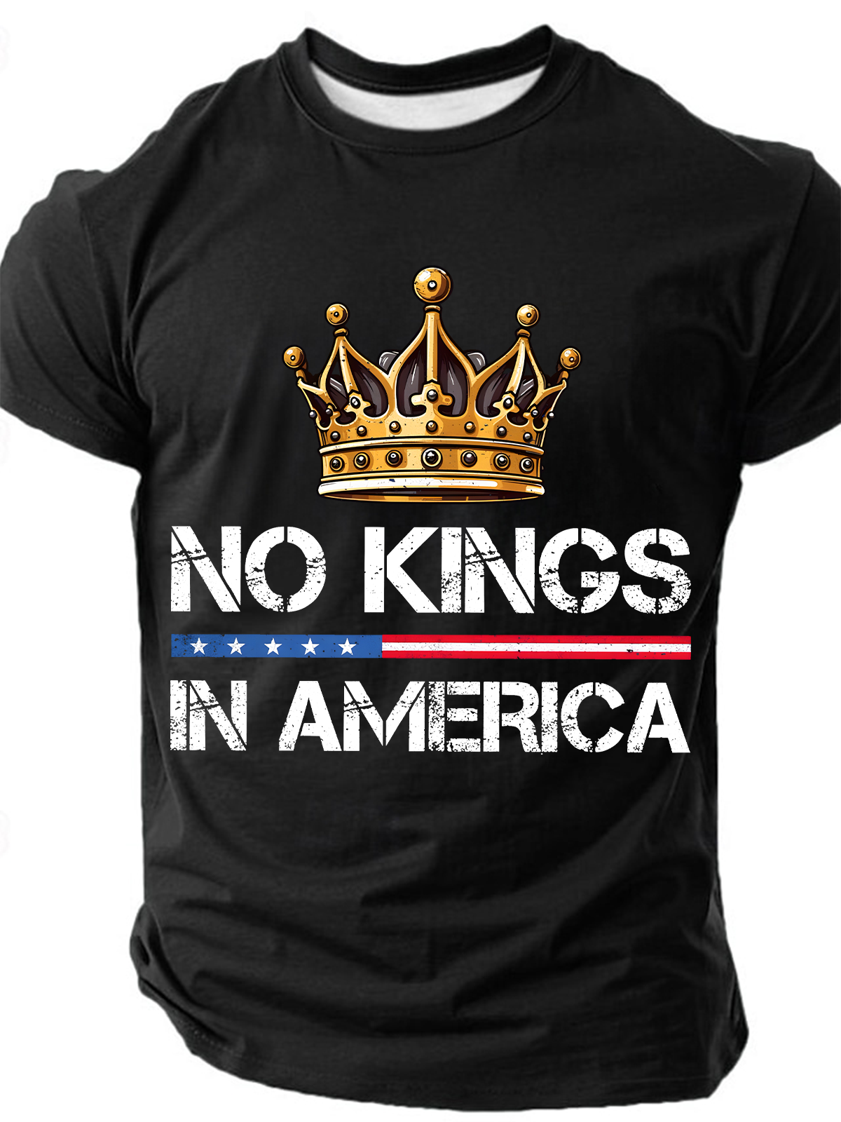 No Kings In America Cotton T-Shirt