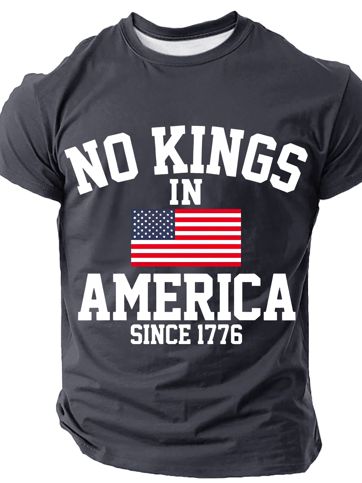 No Kings In America Since 1776 Cotton T-Shirt