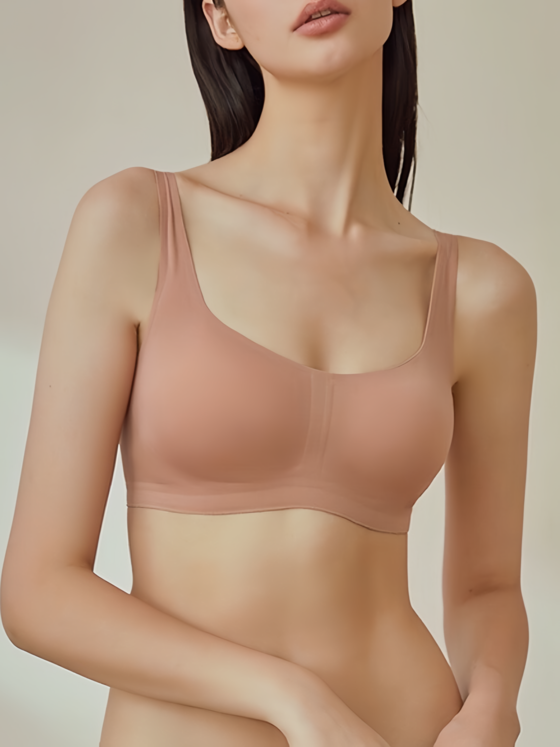 Wireless Square Neck Seamless Comfort Bra