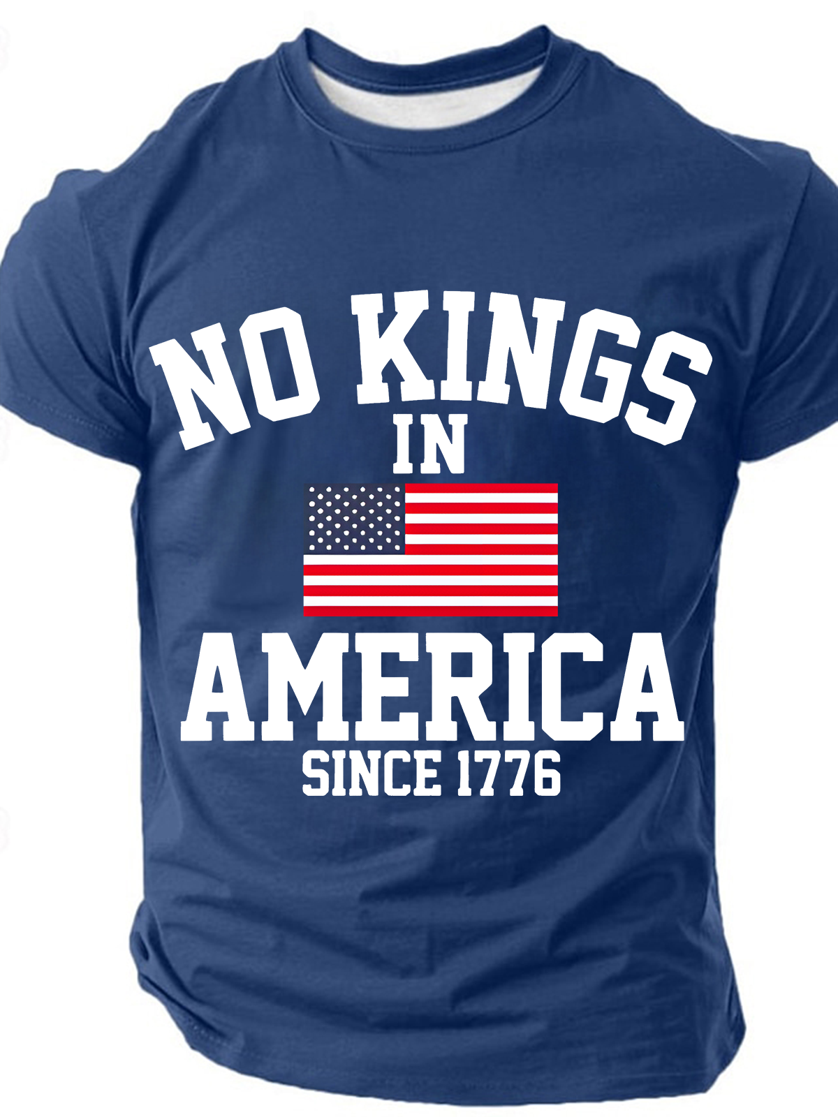 No Kings In America Since 1776 Cotton T-Shirt
