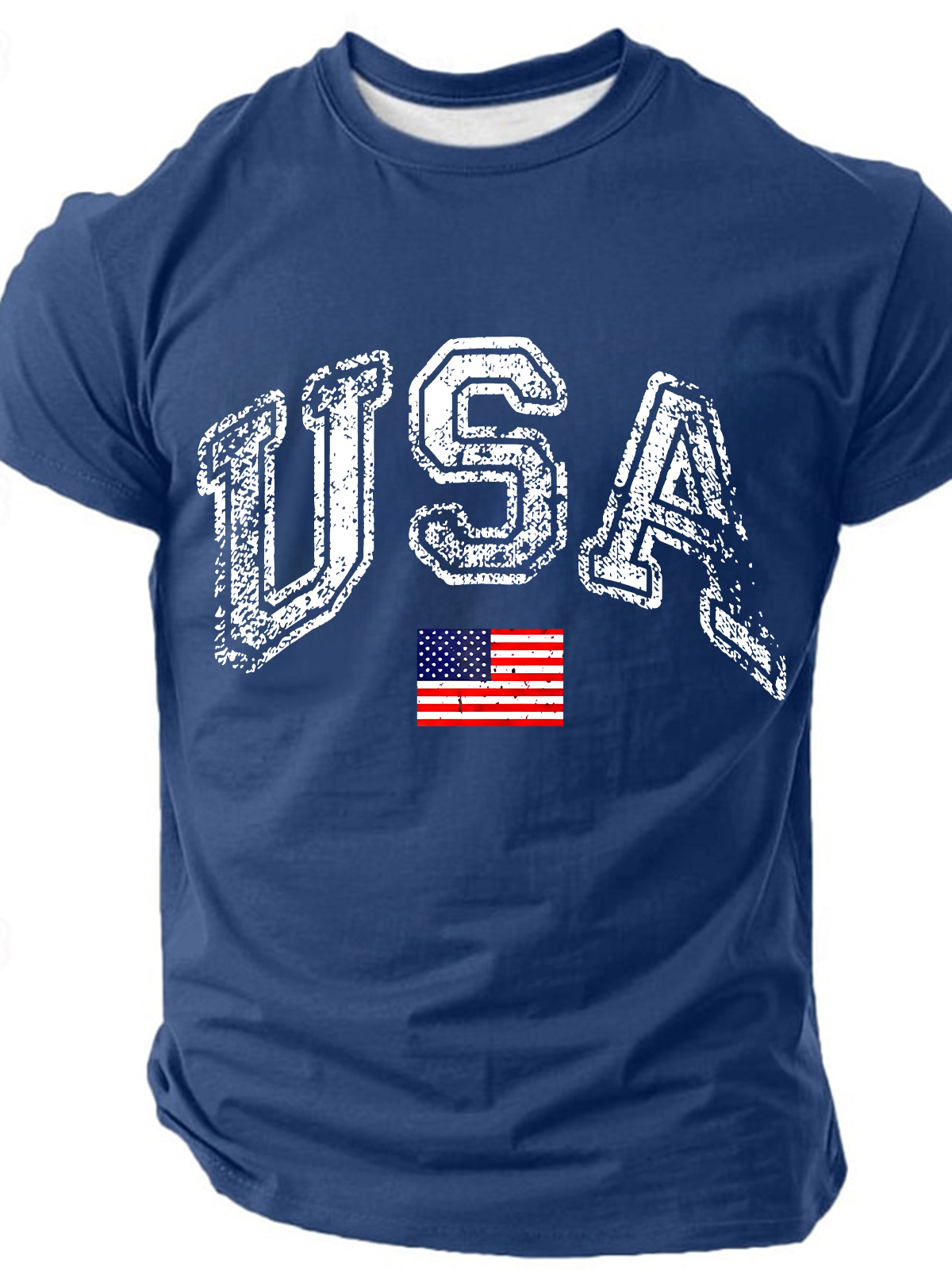 Old American Flag Cotton T-Shirt