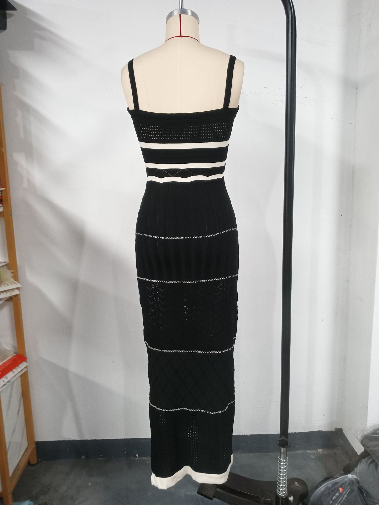 Strappy Slim Fit Slit Mermaid Knit Dress | Elegant Bodycon Boutique Dress