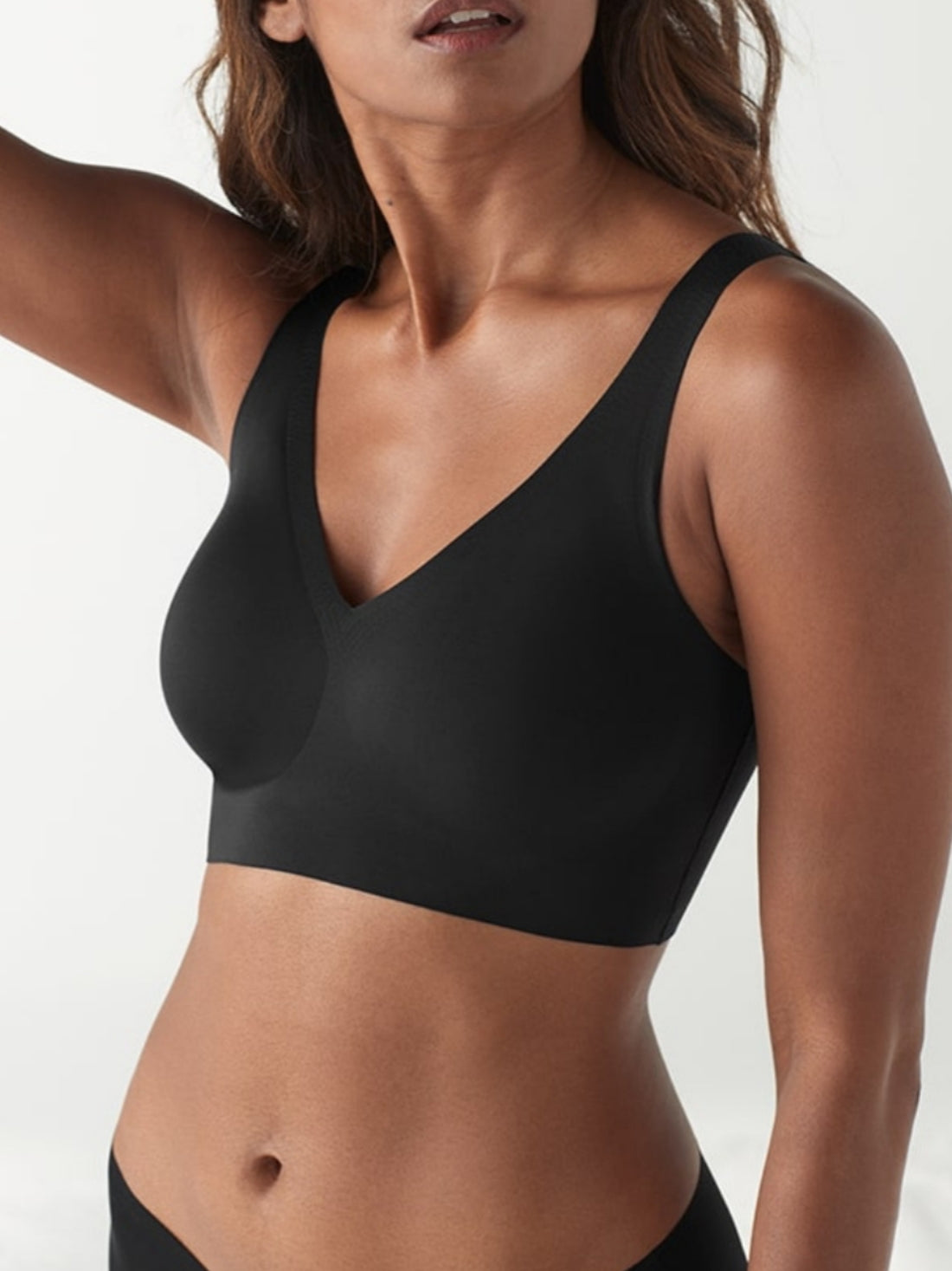 Seamless Comfort V-Neck Sleep Bra Set