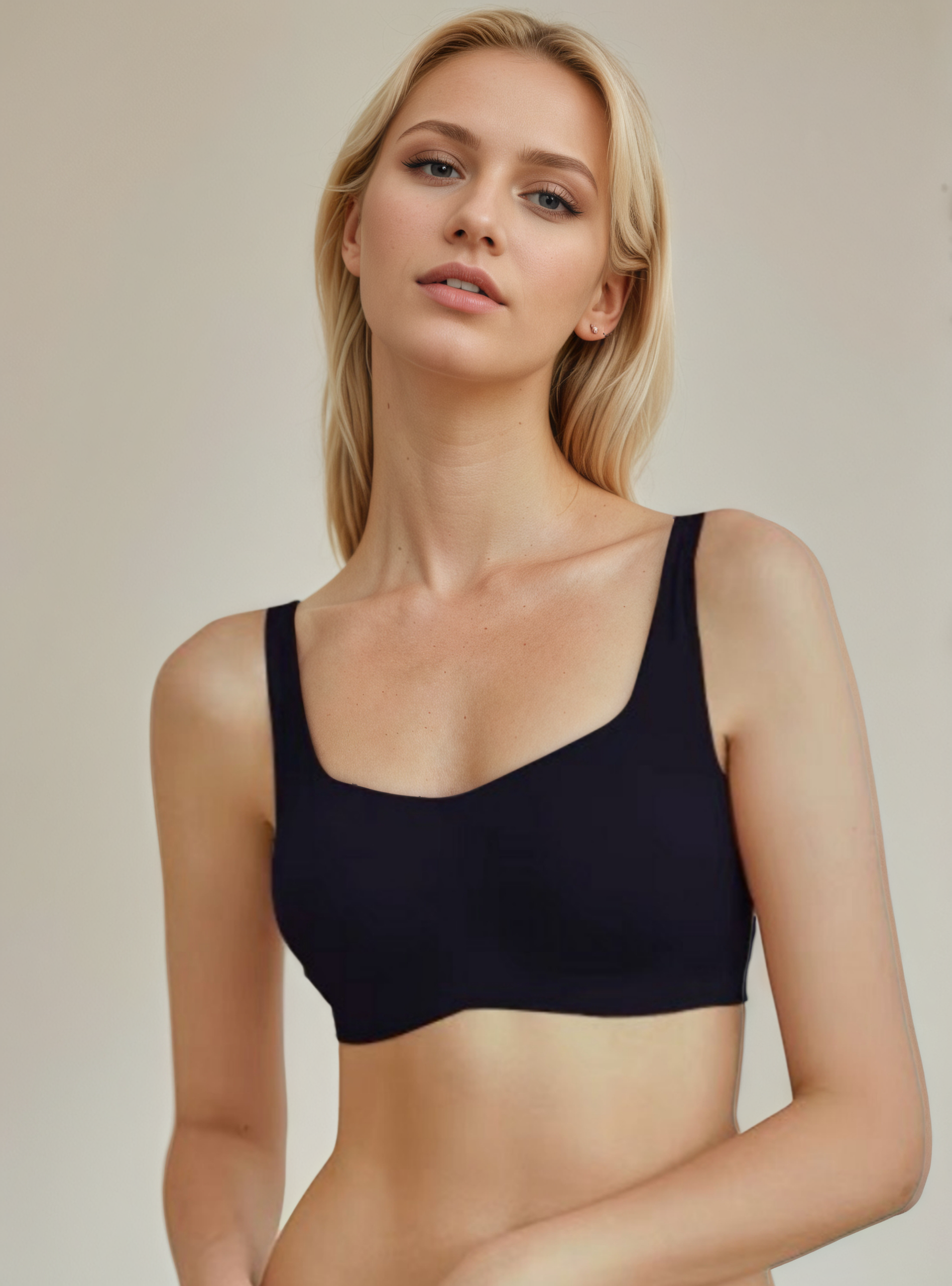 Wireless Square Neck Seamless Comfort Bra