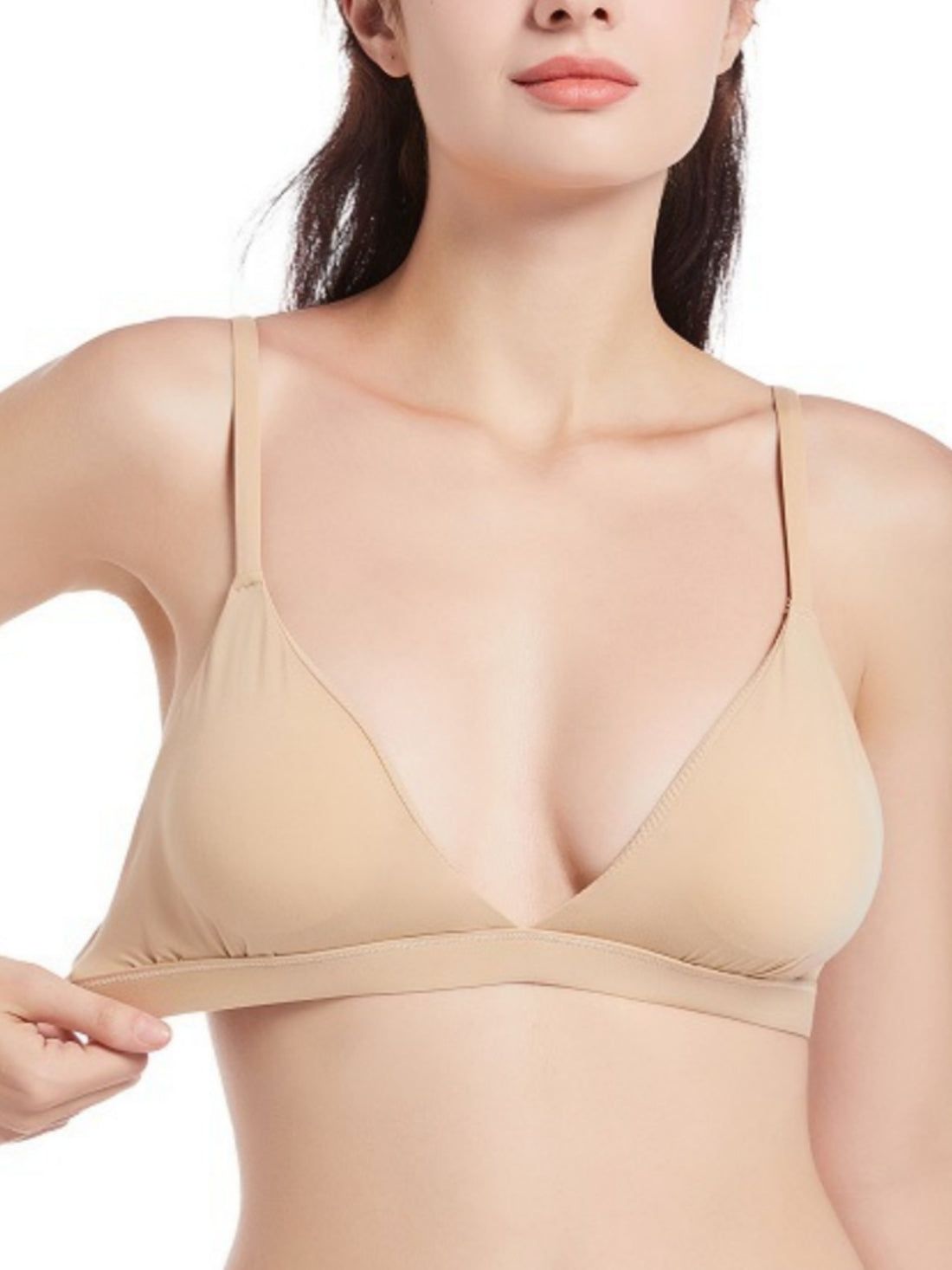 Seamless Soft Padded Triangle Everyday Bralette